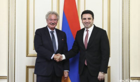 President of the National Assembly of Armenia Alen Simonyan hosted the delegation led by the Minister of Foreign and European Affairs of Luxembourg Jean Asselborn