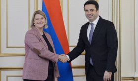 President of the National Assemby of Armenia Alen Simonyan received the Members of Bureau of the Chamber of Deputies of Luxembourg
