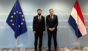 ԱԳ նախարարի տեղակալ Վահան Կոստանյանի հանդիպումը Նիդերլանդների Թագավորության ԱԳ նախարարության քաղաքական հարցերով գլխավոր տնօրեն Մարսել դե Վինկի հետ