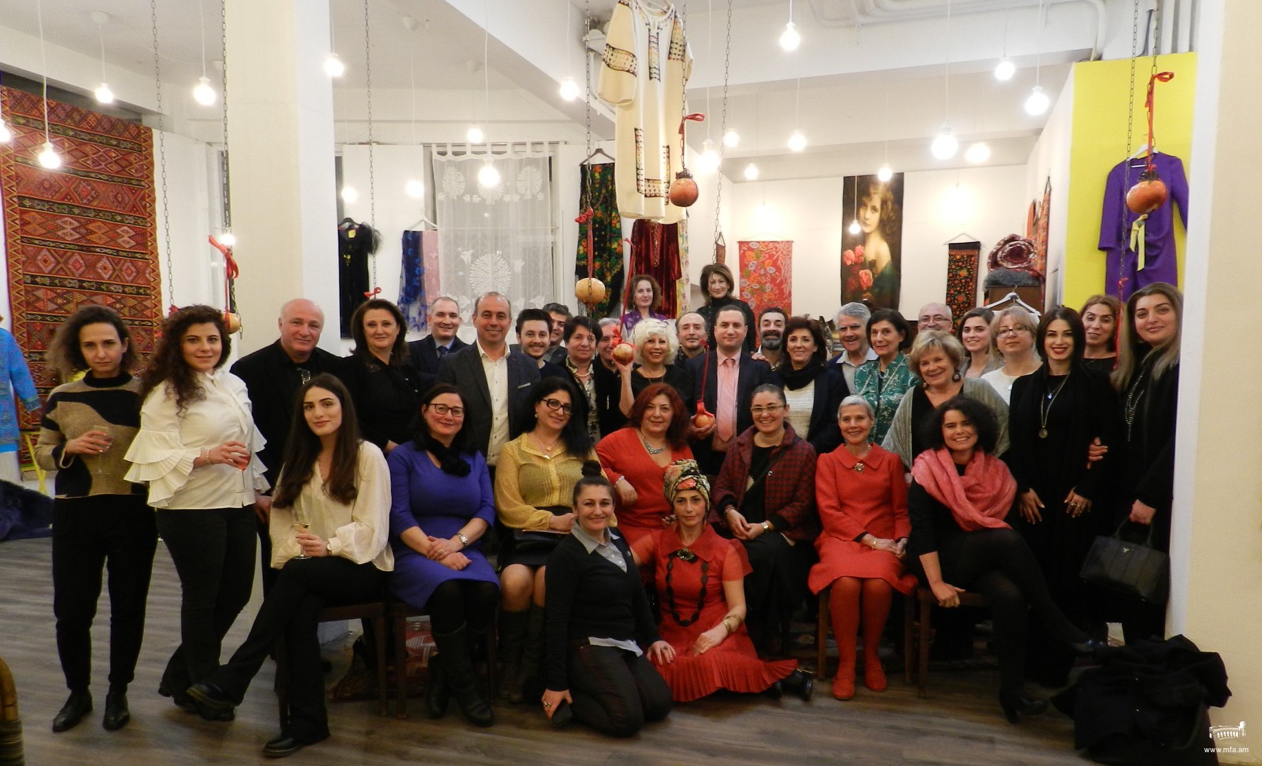 “La Maison D'Armeni” Armenian Fashion House welcomes the Armenian Delegation