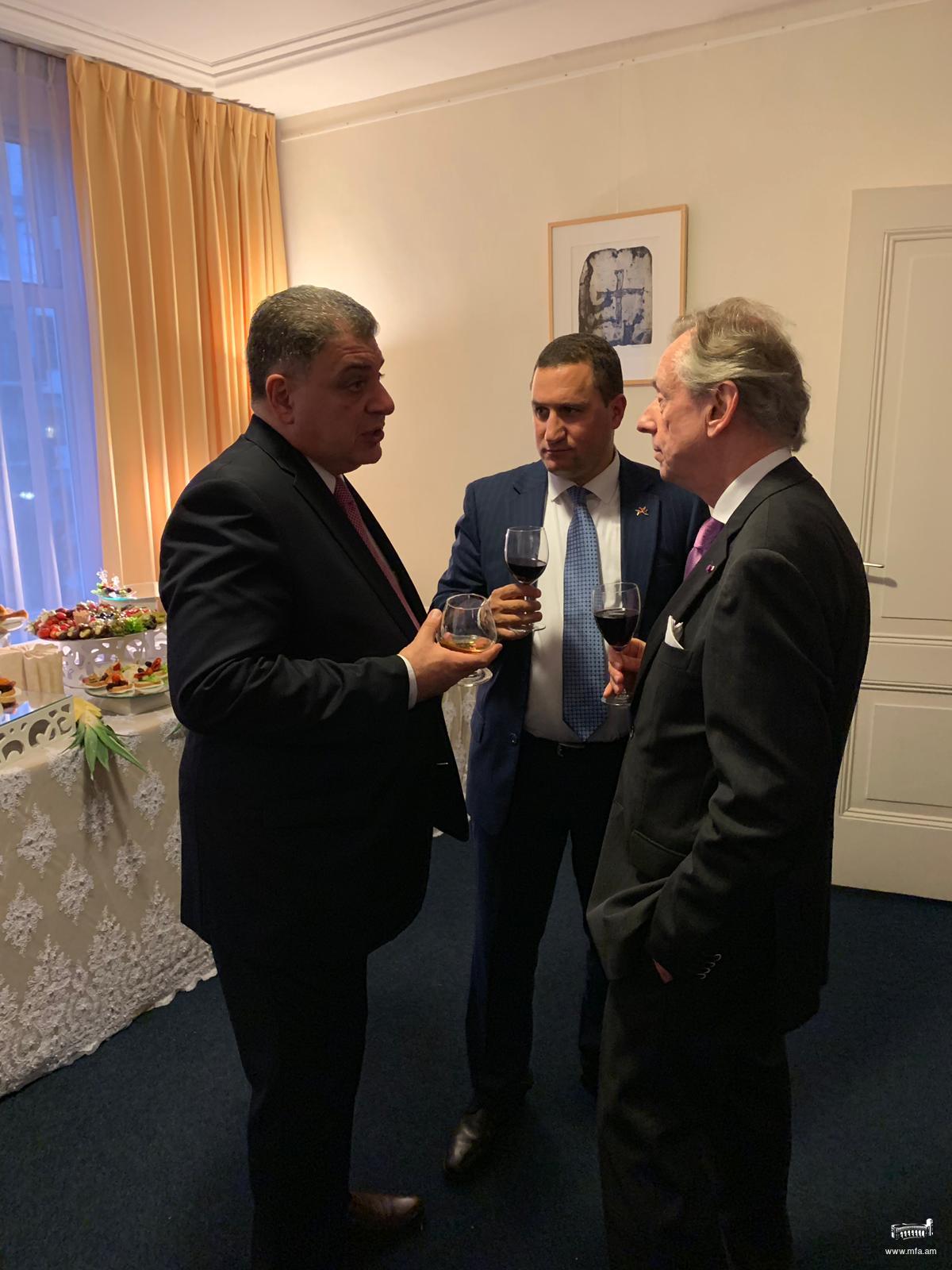 Award Ceremony at the Embassy of the Republic of Armenia in the