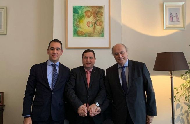 Trilateral meeting of the Heads of Missions of Armenia, Greece and Cyprus in The Hague