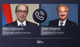 ԱԳ նախարար Արա Այվազյանի հեռախոսազրույցը Լյուքսեմբուրգի ԱԳ նախարար Ժան Ասելբորնի հետ