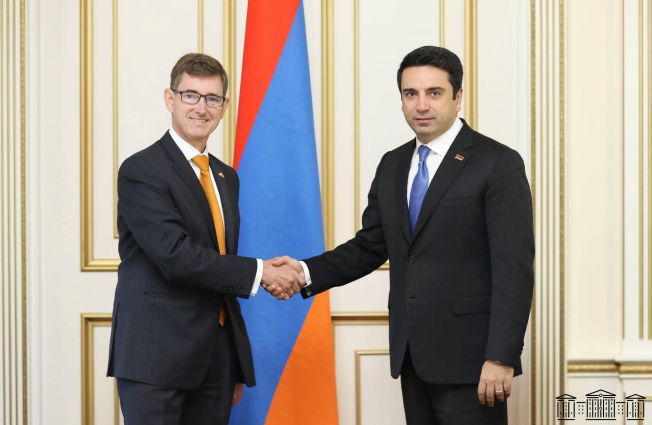 Meeting between the President of the National Assembly of Armenia and the Ambassador of the Netherlands to Armenia