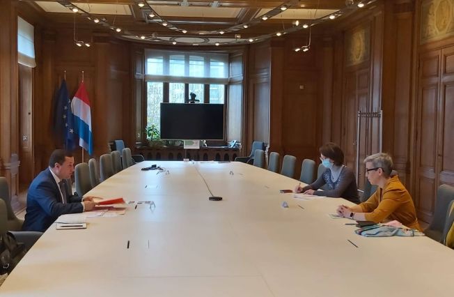 Ambassador of Armenia met with Luxembourg's Minister of Culture and Justice