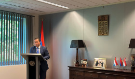 Members of the working group on foreign relations of the "D66" coalition party visited Armenian Embassy