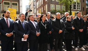 Commemoration ceremony of the victims of the Armenian Genocide in Amsterdam