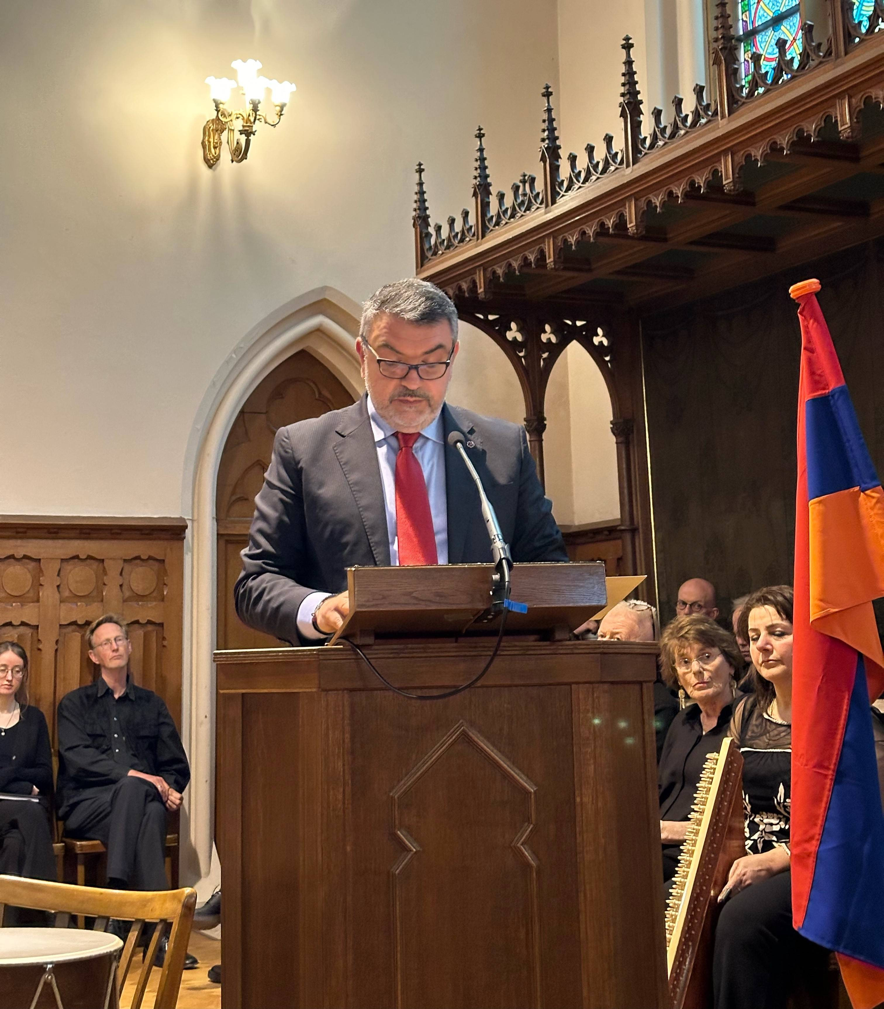 Remarks of H.E. Viktor Biyagov, Ambassador of Armenia at the Concert Dedicated to the 109th Anniversary of the Armenian Genocide